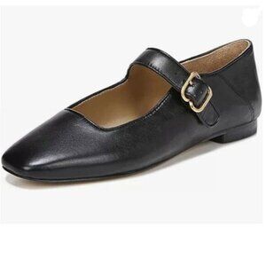 FYS Black Square Toe Low Heel Mary Jane Pumps Flats Ballets Buckled Dress Daily